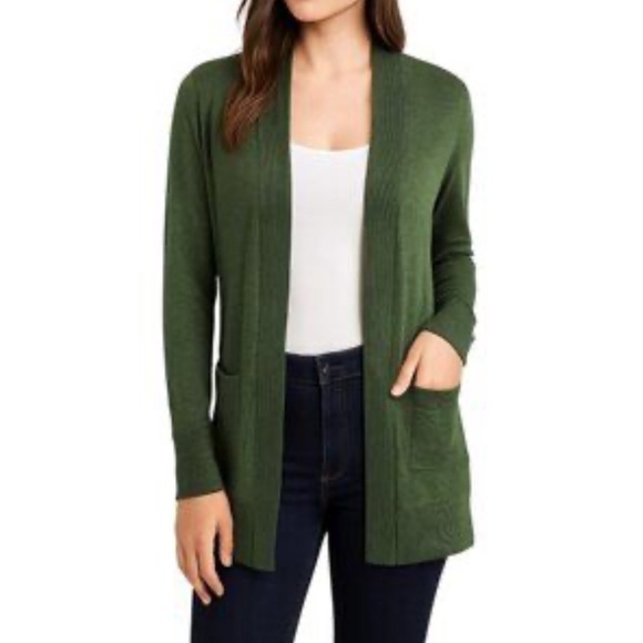 Stitch Fix Bobeau Women's Cardigan long sleeves green size petite XS NWT - Picture 1 of 11